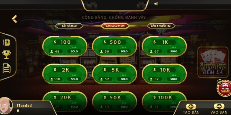 Tận hưởng không gian chơi game bài gần gũi